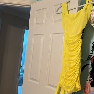 Ruched Bodycon Mini Dress